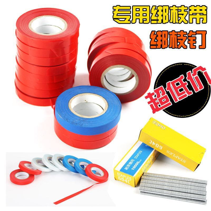 绑枝带加厚绑带葡萄绑枝机胶带绑枝器专用番茄绑枝机胶带钉子
