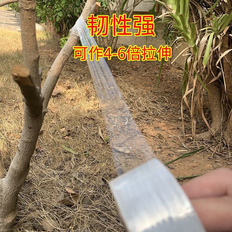 专业PE嫁接膜苗木果树专用膜缠绕膜自粘打包膜免打结透明拉