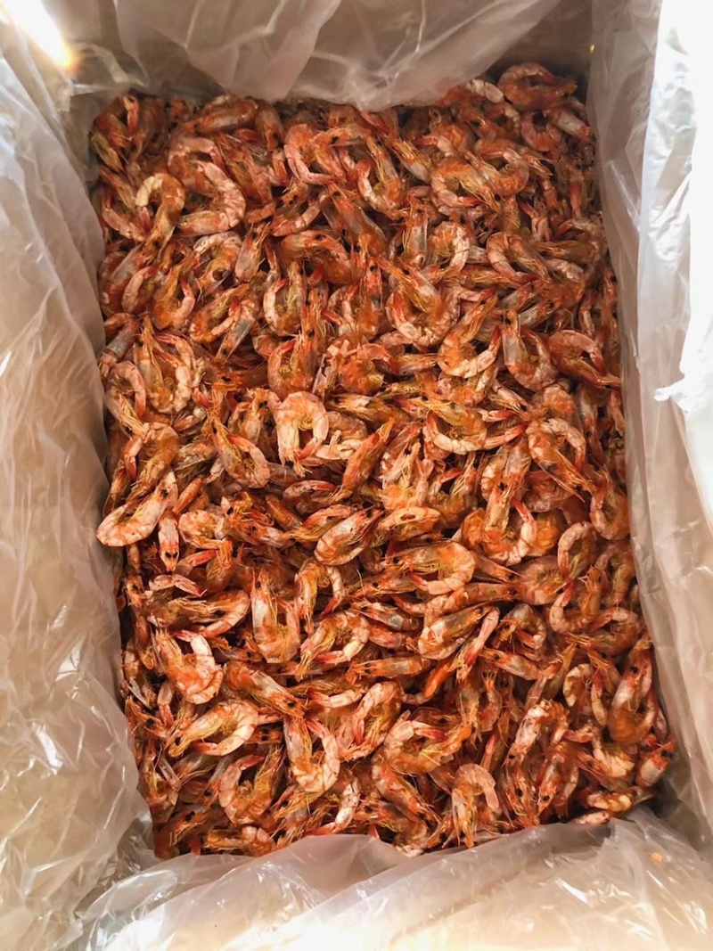 正宗烤虾，活虾4斤烤出一斤虾干，条条新鲜