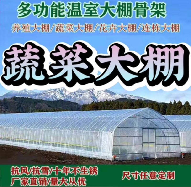 蔬菜大棚大棚钢管，牛商推荐，大棚骨架养殖大棚