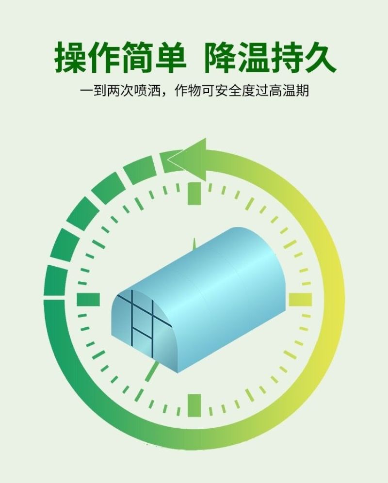 进口大棚降温剂降温涂料立凉加强型降温剂贝贝荷兰技术为农利