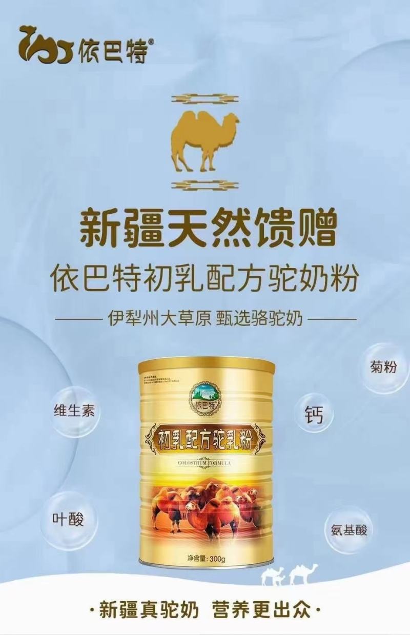 新疆伊巴特骆驼奶粉，全国招代理，拿货价格私聊