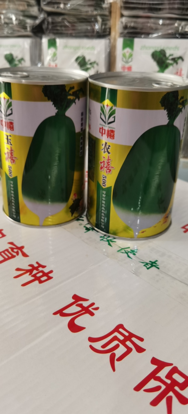 河南农禧500玉禧500萝卜种子表皮光滑皮色翠绿美观肉质嫩绿
