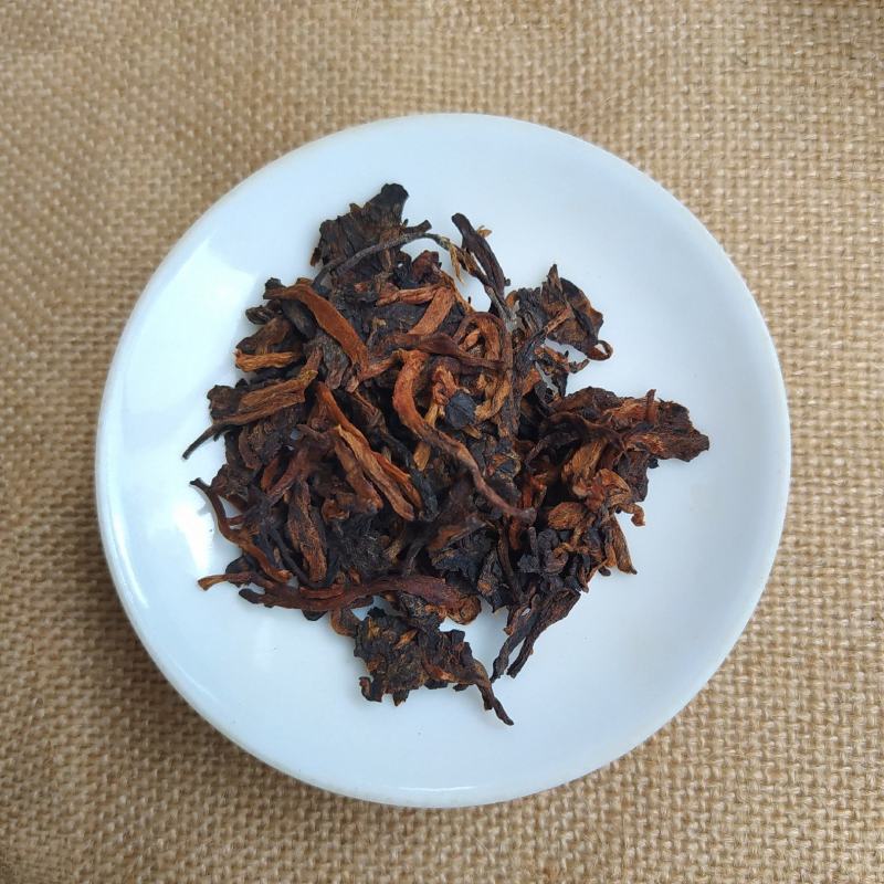 高货古树普洱熟茶357g饼2015年茶王普洱熟茶