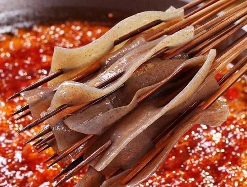 鬼肉魔芋九道粮魔芋溥片火锅食材魔芋皮片鬼肉豆腐火锅串食材