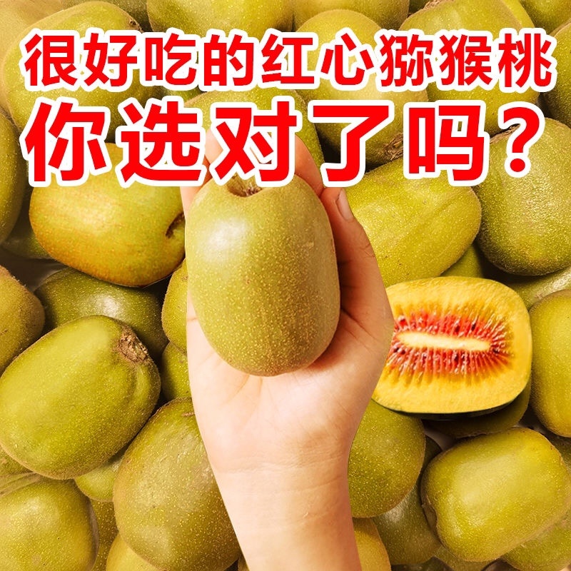 四川精品红心黄肉红阳猕猴桃奇异果产地直销一手货源批发电商