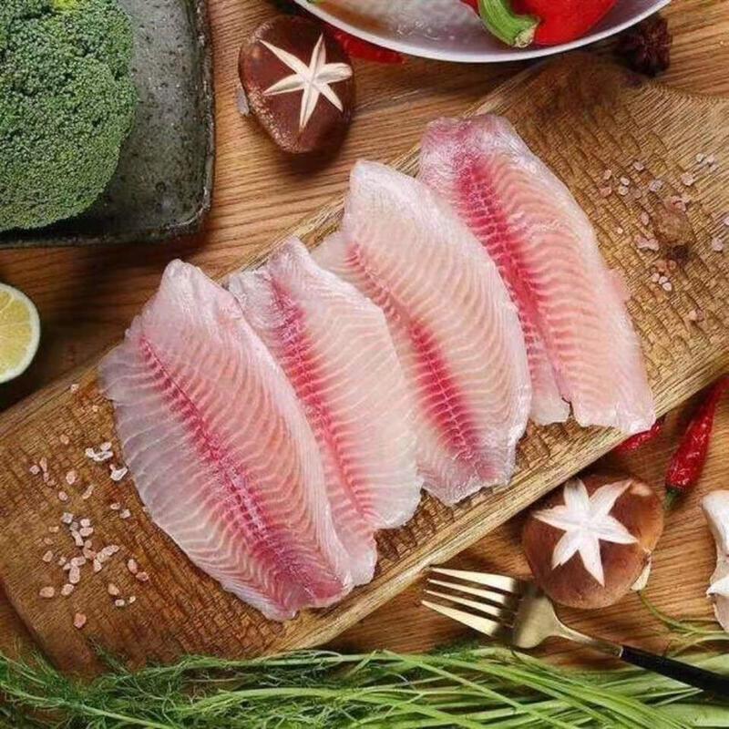 新鲜鲷鱼片冷冻料理食材冷冻海鲜生鱼片大份健身食材刺身