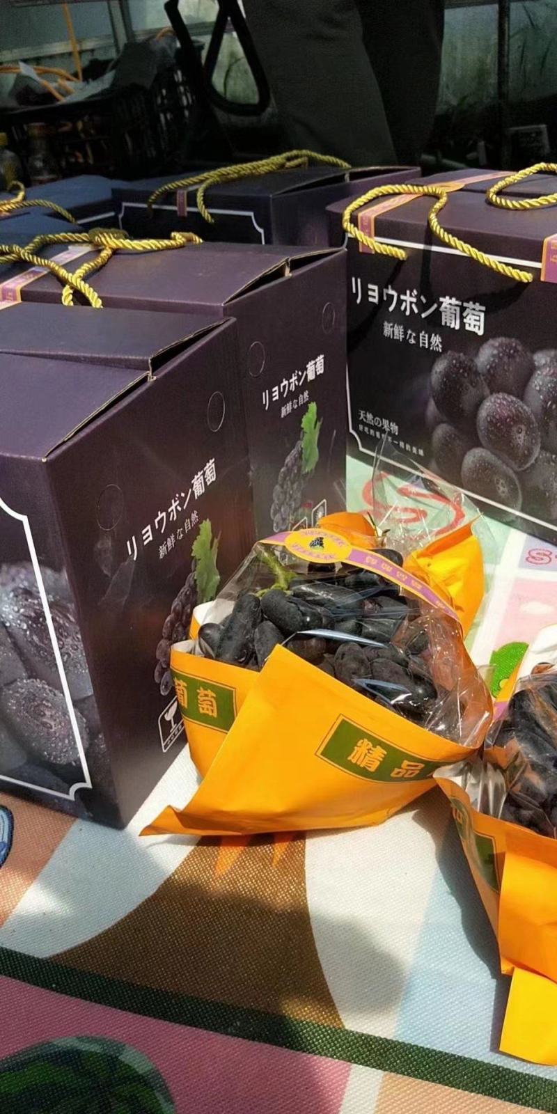 蓝宝石葡萄纸袋蓝宝石葡萄