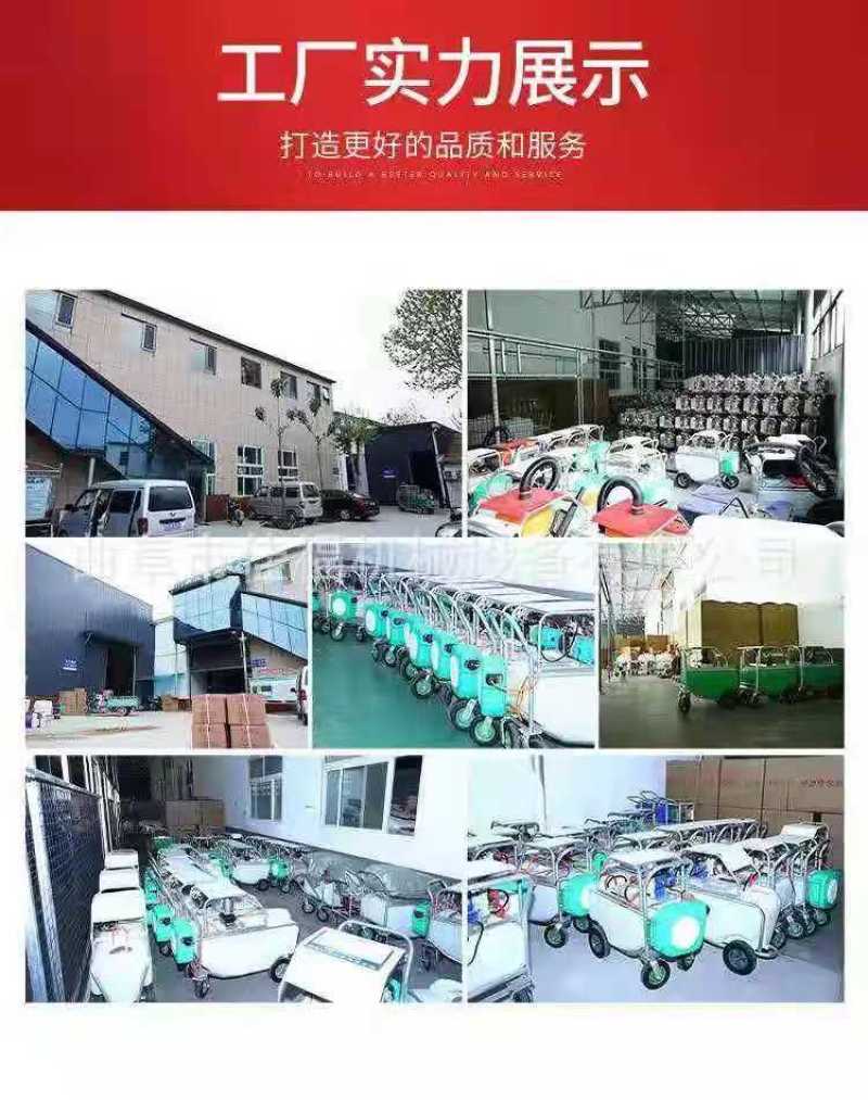 佳福手推式电动打药机推车喷雾器消毒机自动回管高压批发零售