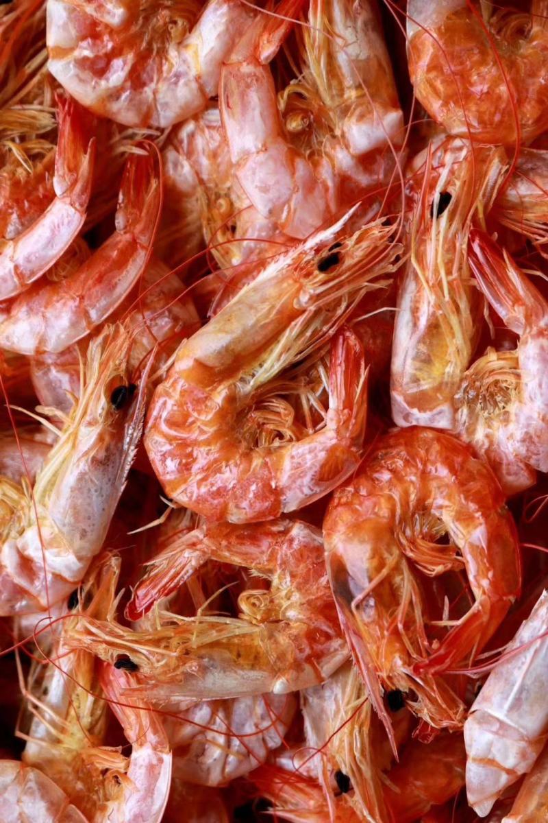 源头工厂袋装烤虾海鲜干货对虾虾仁虾米零食海炭烤大虾干