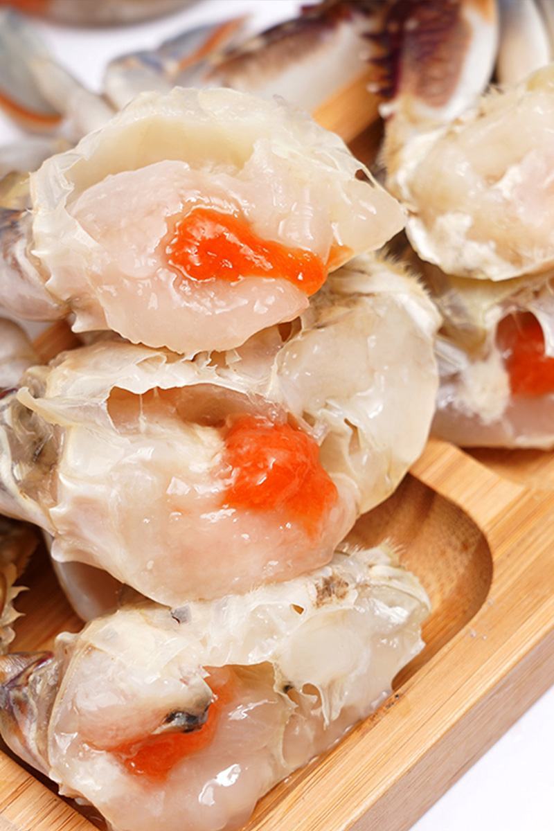 台州特产海鲜螃蟹罐装蟹肉罐头醉蟹即食呛蟹红膏梭子蟹腌蟹块