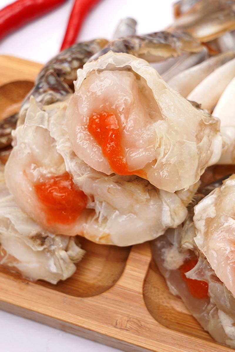 台州特产海鲜螃蟹罐装蟹肉罐头醉蟹即食呛蟹红膏梭子蟹腌蟹块