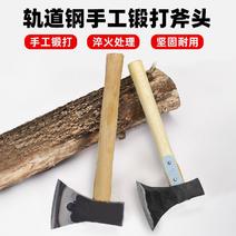 斧头家用劈柴神器弹簧钢手工锻打全钢户外砍树柴工具木工小斧