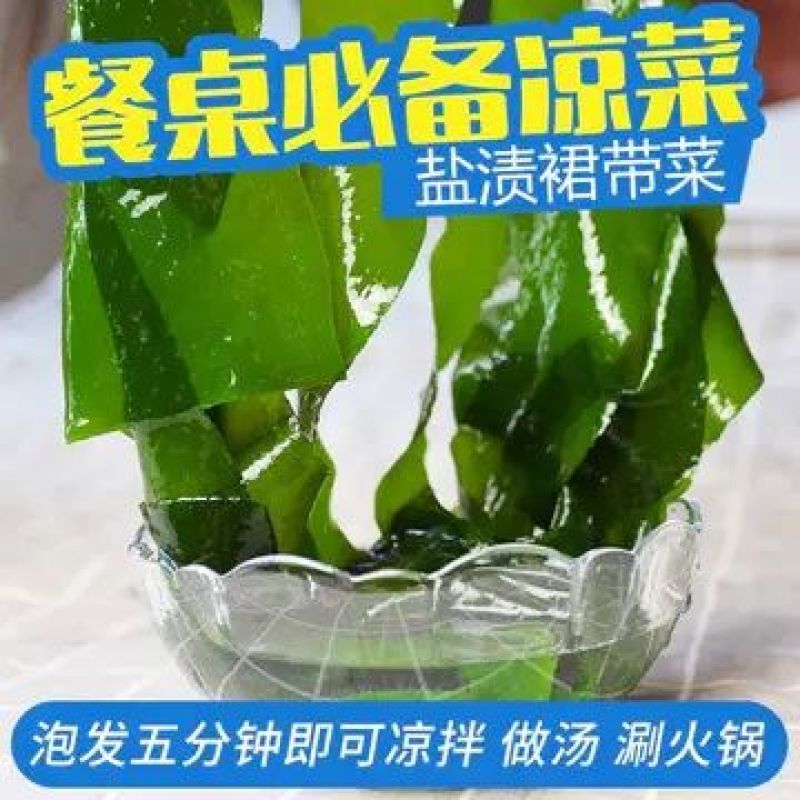 网红同款盐渍裙带菜餐桌必备凉菜嫩海带叶5斤包邮