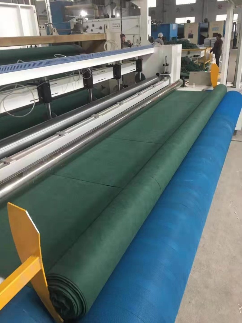 绿色土工布工程布白色黑色长丝短丝无纺布