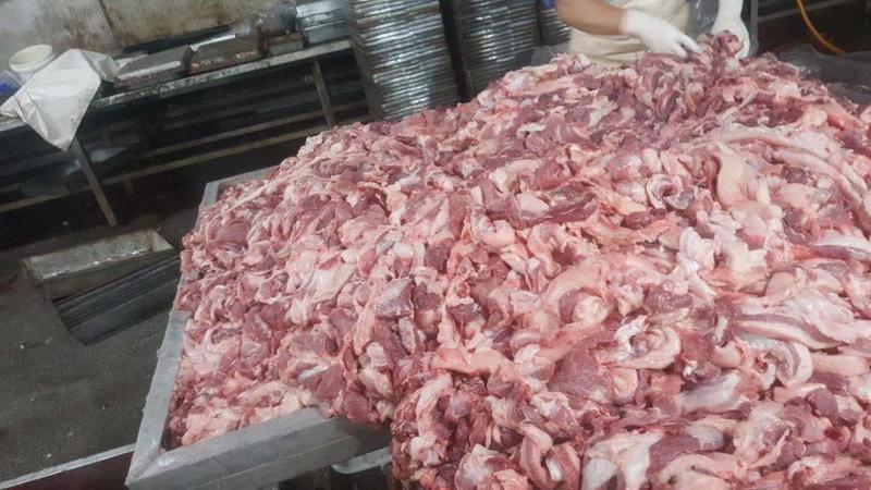 肥猪三七碎肉二八碎肉精修一九碎肉精碎肉食堂饭店专用
