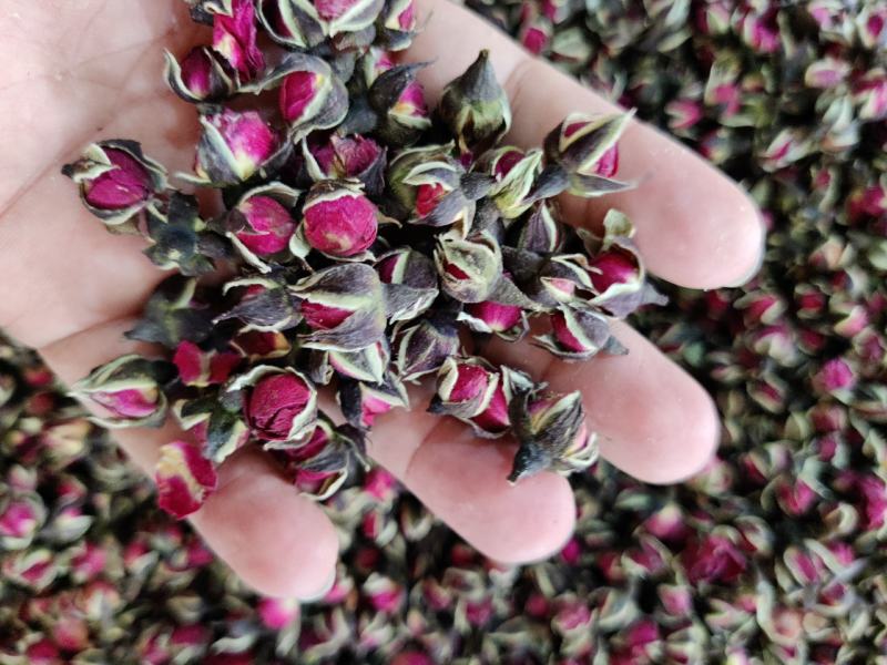 金边玫瑰花茶净货纯干度颜色鲜艳一公斤起批
