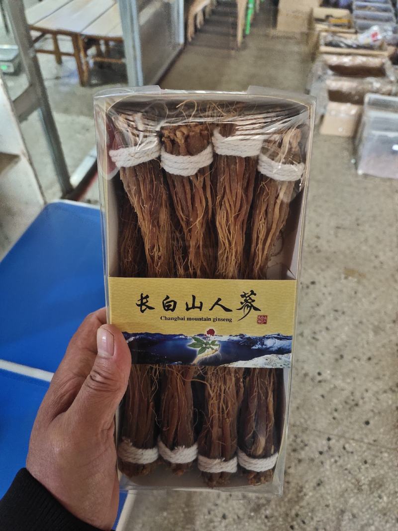 长白山人参六年轻糖红参须。轻糖红参须支持线上交易。