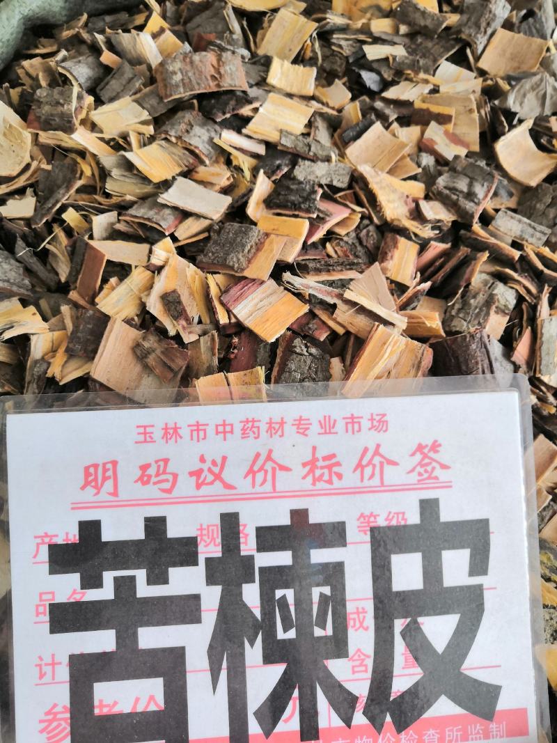野生中药材苦楝树皮批发零售