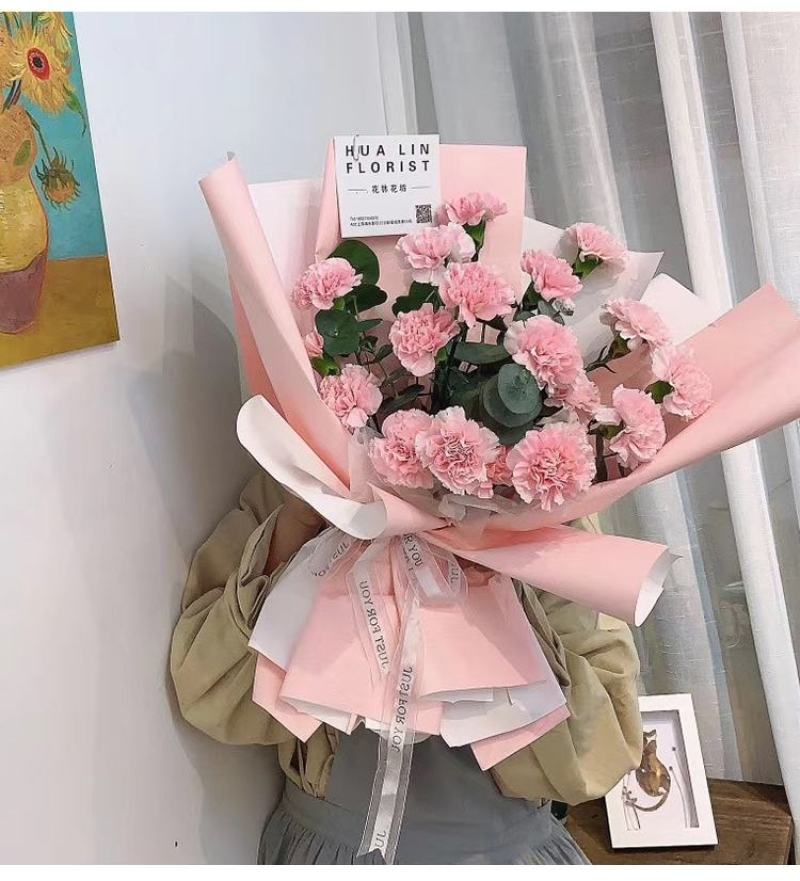 磨砂哑膜鲜花包装纸花束材料玫瑰包花花材花艺欧雅双色7.8