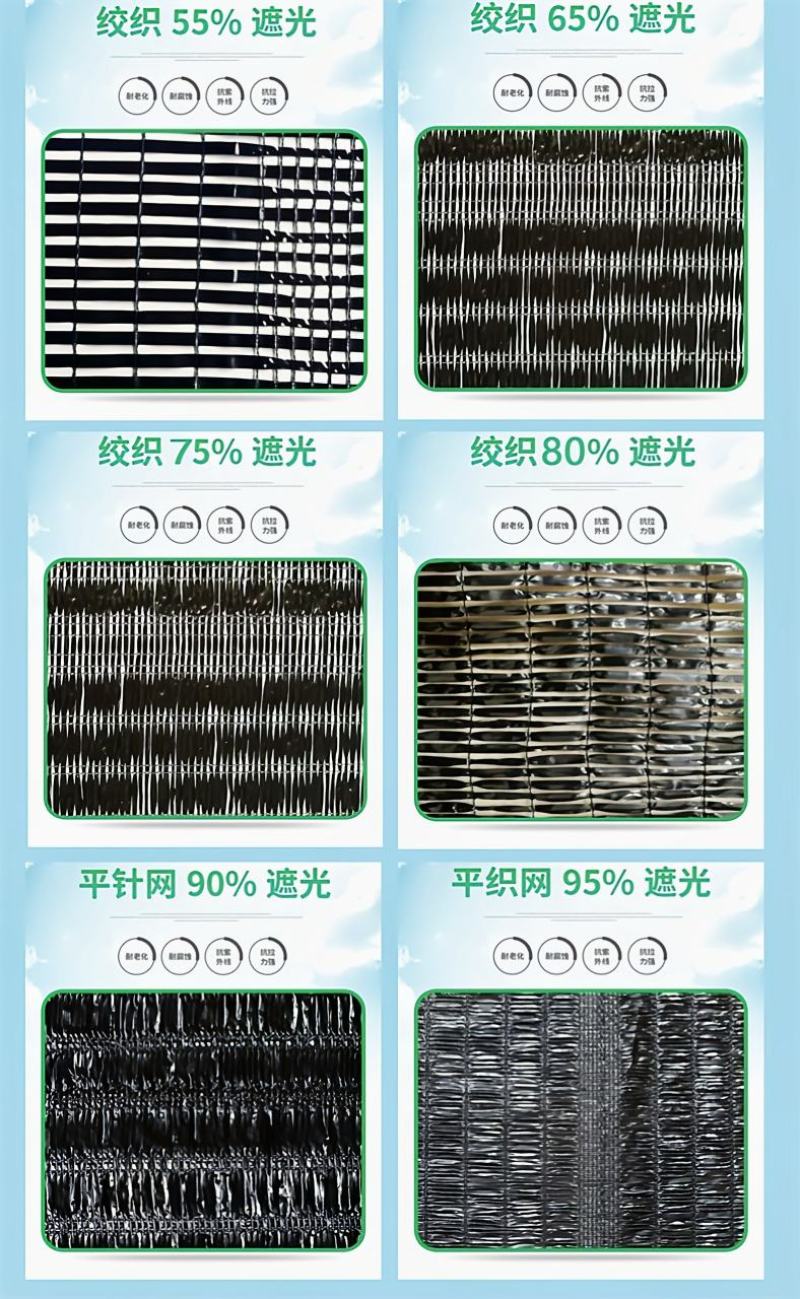遮阳网全新料平防老化遮阳网:姜网、果蔬花卉苗木防晒网