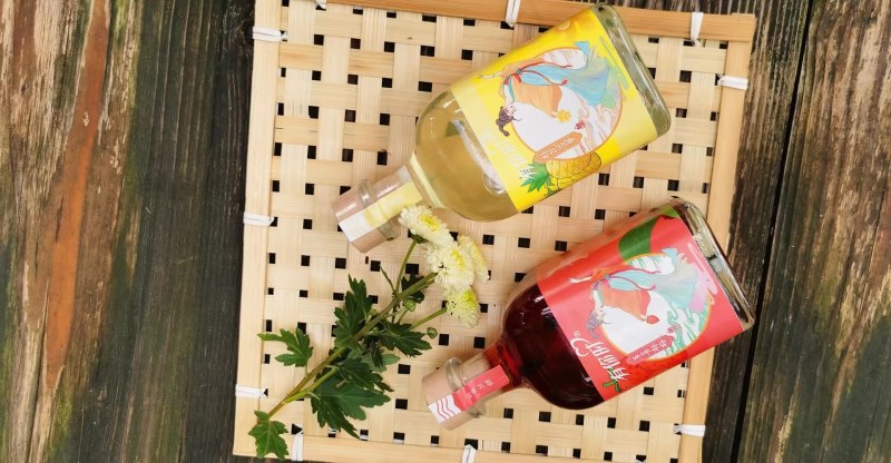 新品复合型纯酿发酵花果酒8度