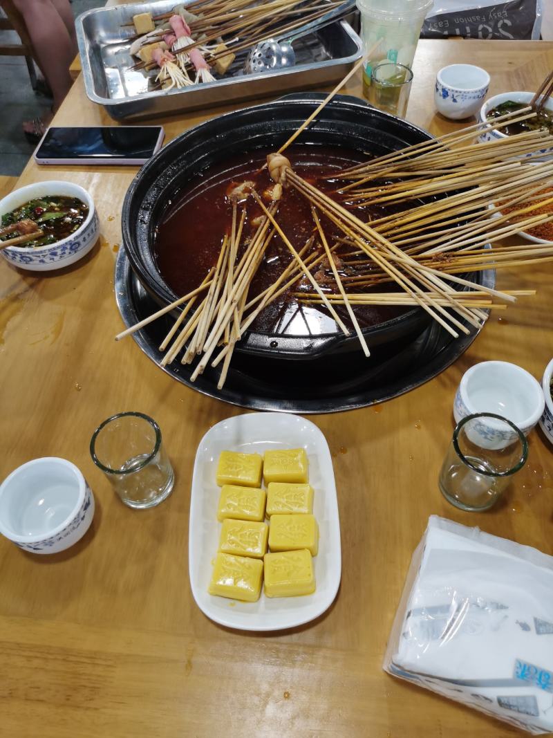 火锅新品成都特色麻将鸡豆花发财版火锅中餐小吃食材