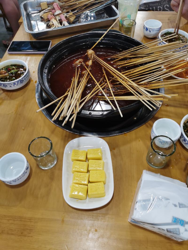 火锅新品成都特色麻将鸡豆花发财版火锅中餐小吃食材