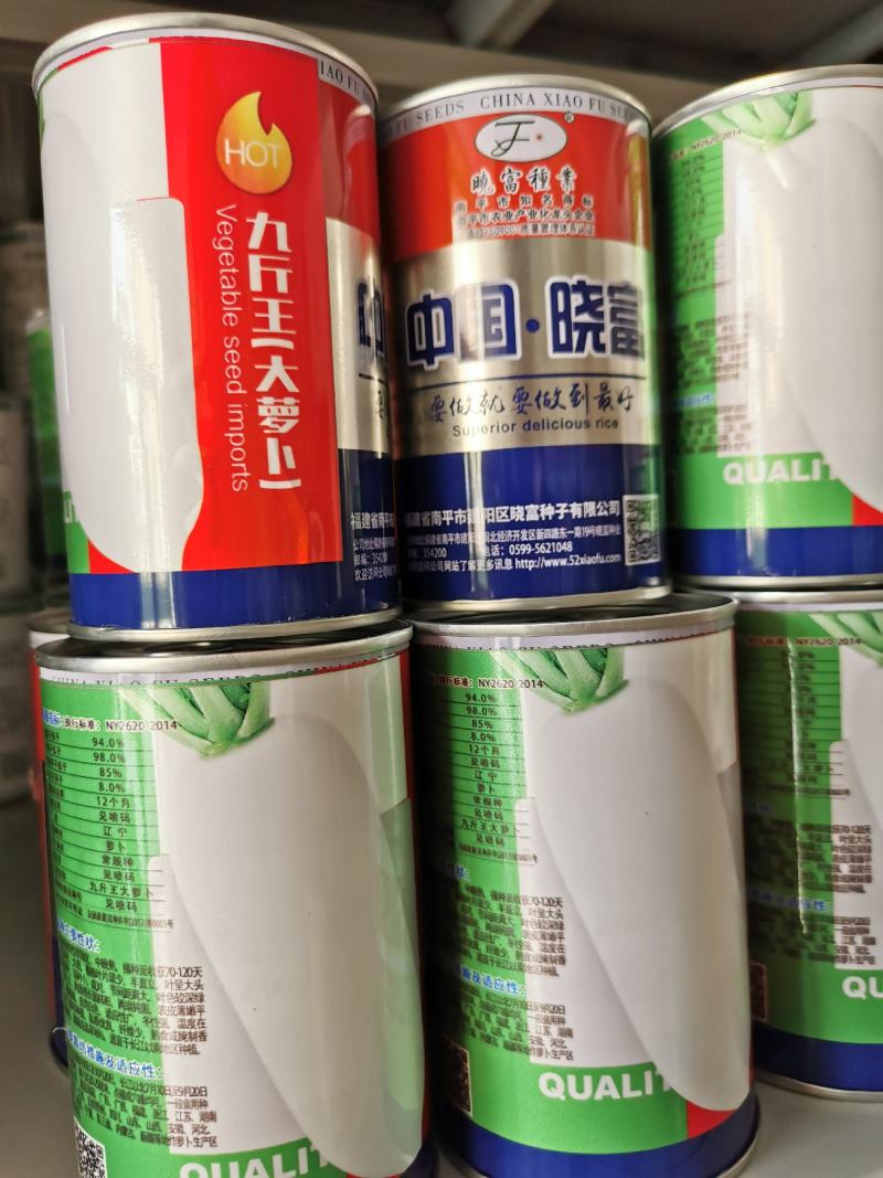 九斤王大白萝卜种子高产薄皮秋种白萝卜种子250克原装
