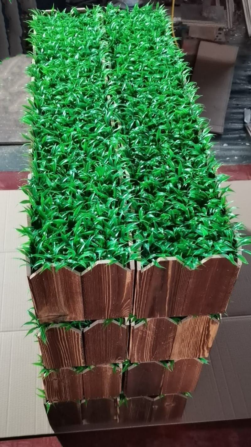 碳化防腐木花盆防腐竹花盆花箱异形花盆仿真竹子花盆种菜花盆