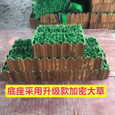 碳化防腐木花盆防腐竹花盆花箱异形花盆仿真竹子花盆种菜花盆