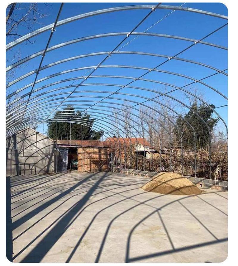 专业生产各种规格养殖大棚含覆盖膜包建全国发货