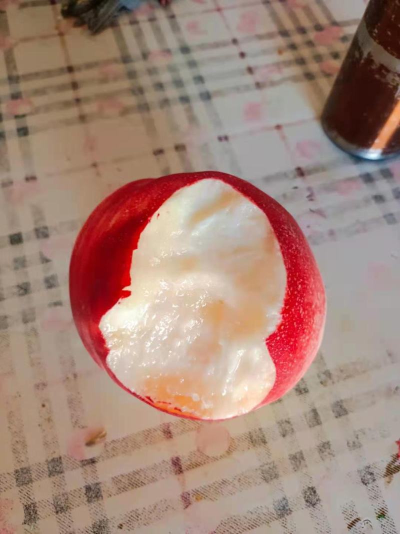 秦安蜜桃仓方早生现已大量上市颜色鲜红
