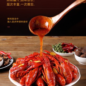 加热即食小龙虾整虾熟食潜江特级特大号蒜蓉十三香麻辣小龙虾