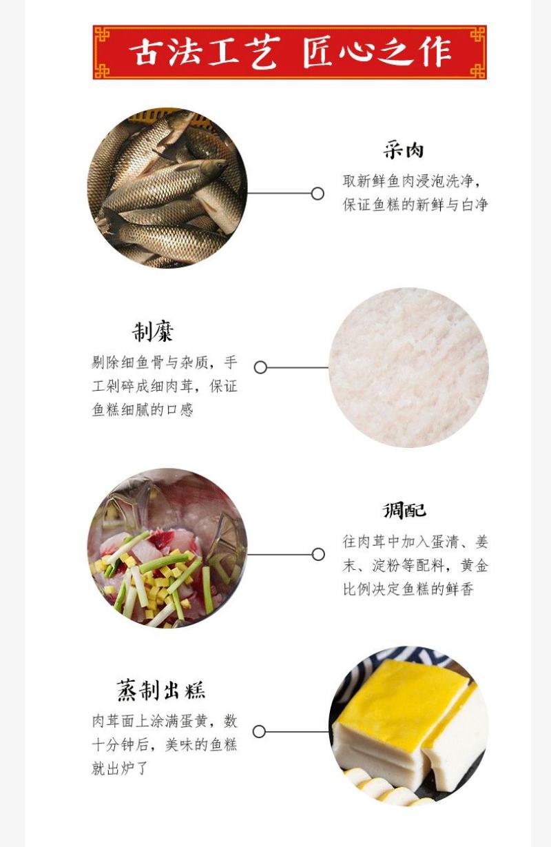 荆州鱼糕，食鱼不见鱼，香味十足，可火锅、清蒸、香煎、小炒