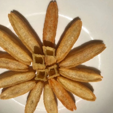 {推荐}山药秋葵酥，空心酥脆，香酥脆甜。