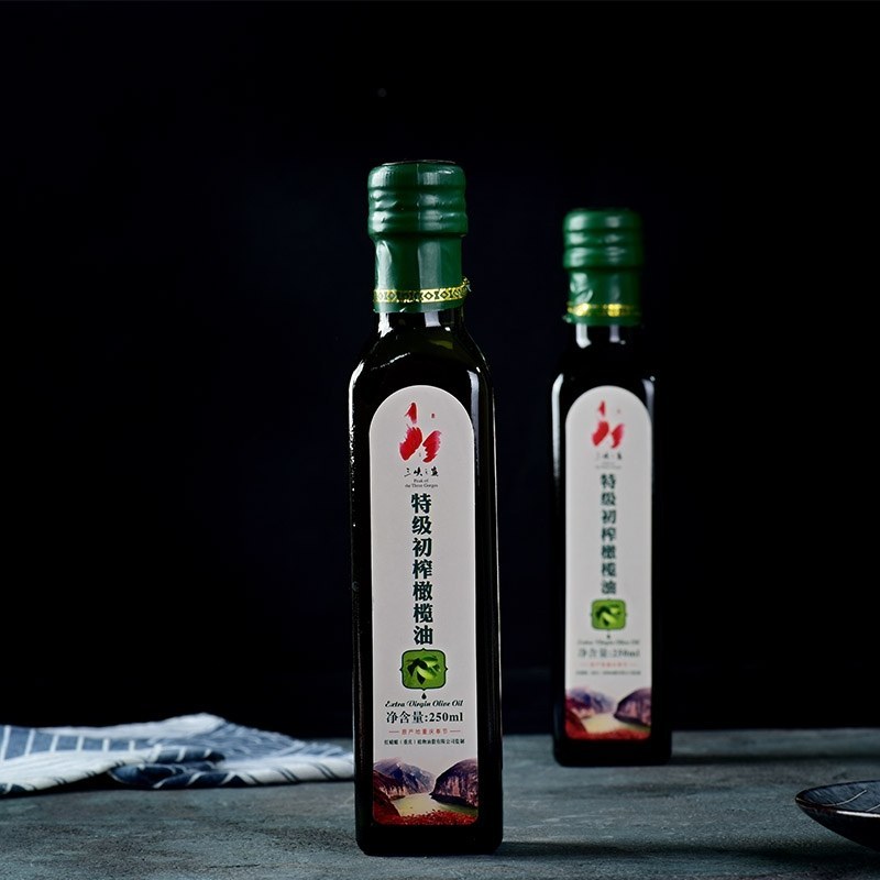 三峡之巅橄榄油100%特级初榨橄榄油500ml*2礼盒装