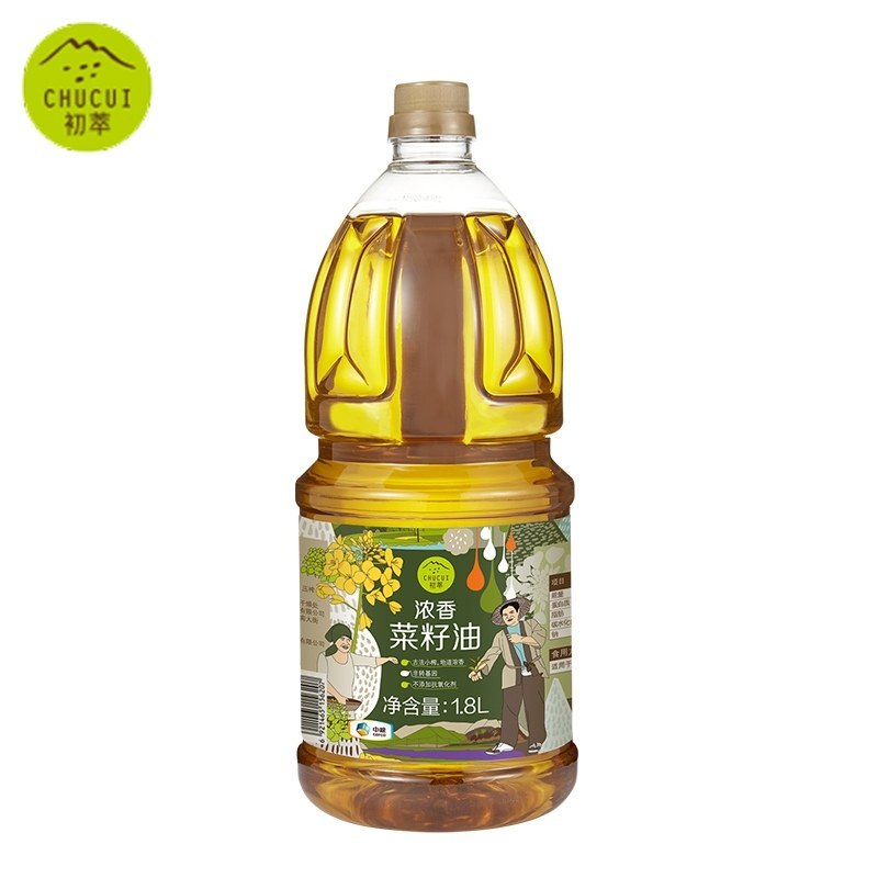 中粮初萃食用油礼盒1.8L*3瓶年货礼盒装员工福利采购