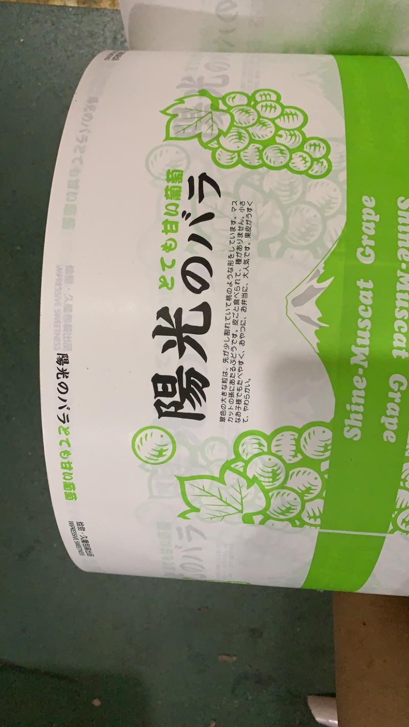 中文款精品阳光玫瑰包装袋晴王葡萄包装袋源头厂家