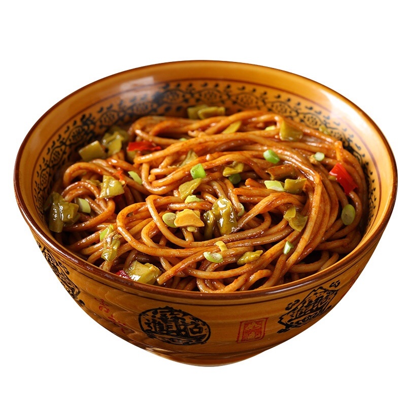 湖北热干面非油炸咸水方便面速食