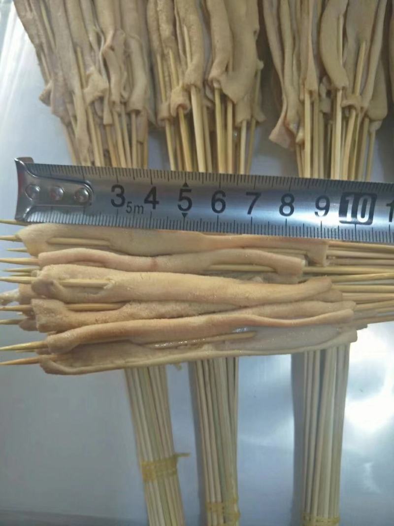 冷冻鸭肠网红手把串热、小串