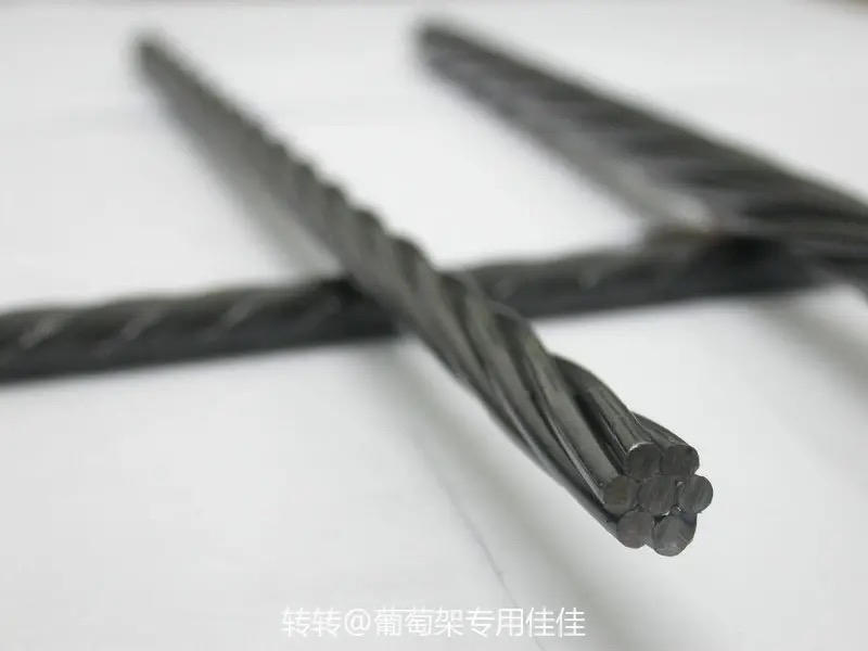 厂家直销热镀锌防腐搭架专用钢丝铁丝钢绞线型号齐全