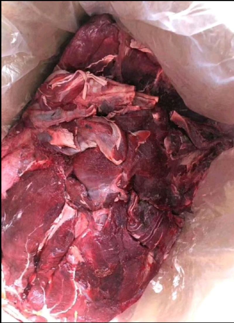 新鲜的牦牛肉以及冻货牦牛肉