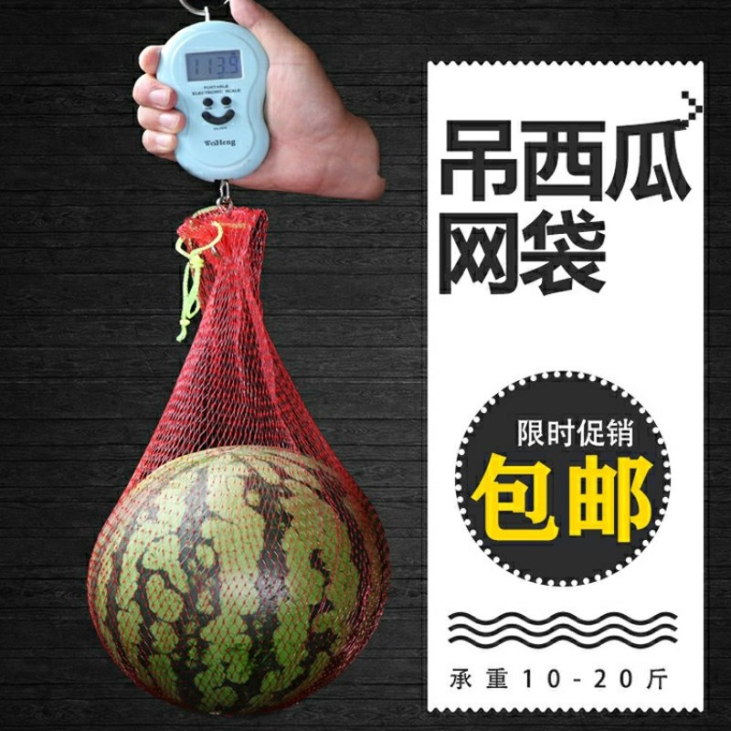 大棚吊西瓜网兜包邮挂西瓜的塑料编织袋小网眼袋套瓜尼龙网袋