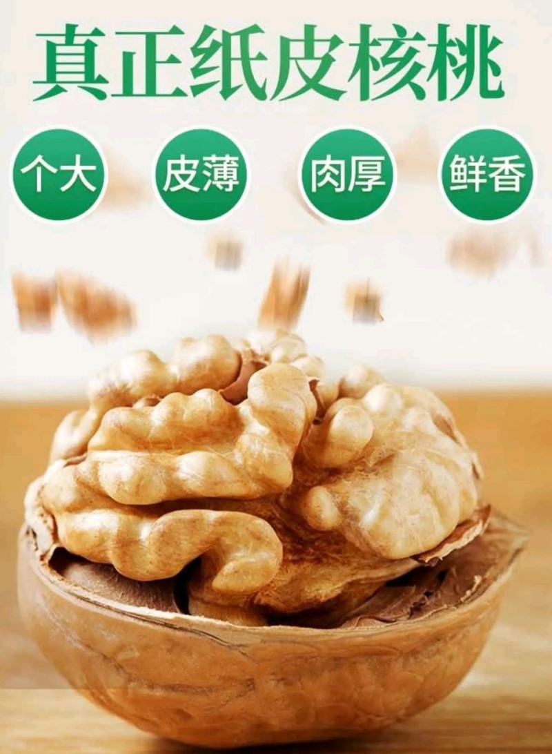 纸皮核桃青皮【热卖中】干核桃对接电商超市，商场大量现货