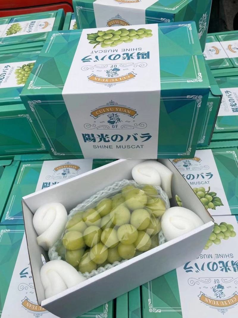 陕西阳光玫瑰产地直发，质量保证。