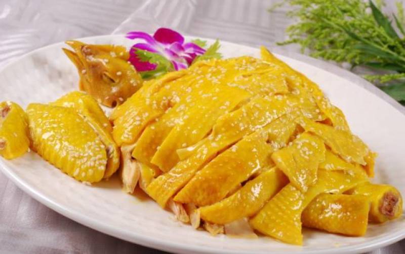 全熟盐焗鸡，跑山鸡，盐焗鸡腿，味道巴适，颜色漂亮