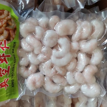 真空装青虾仁，红虾仁，商超，团购，平台火爆品。