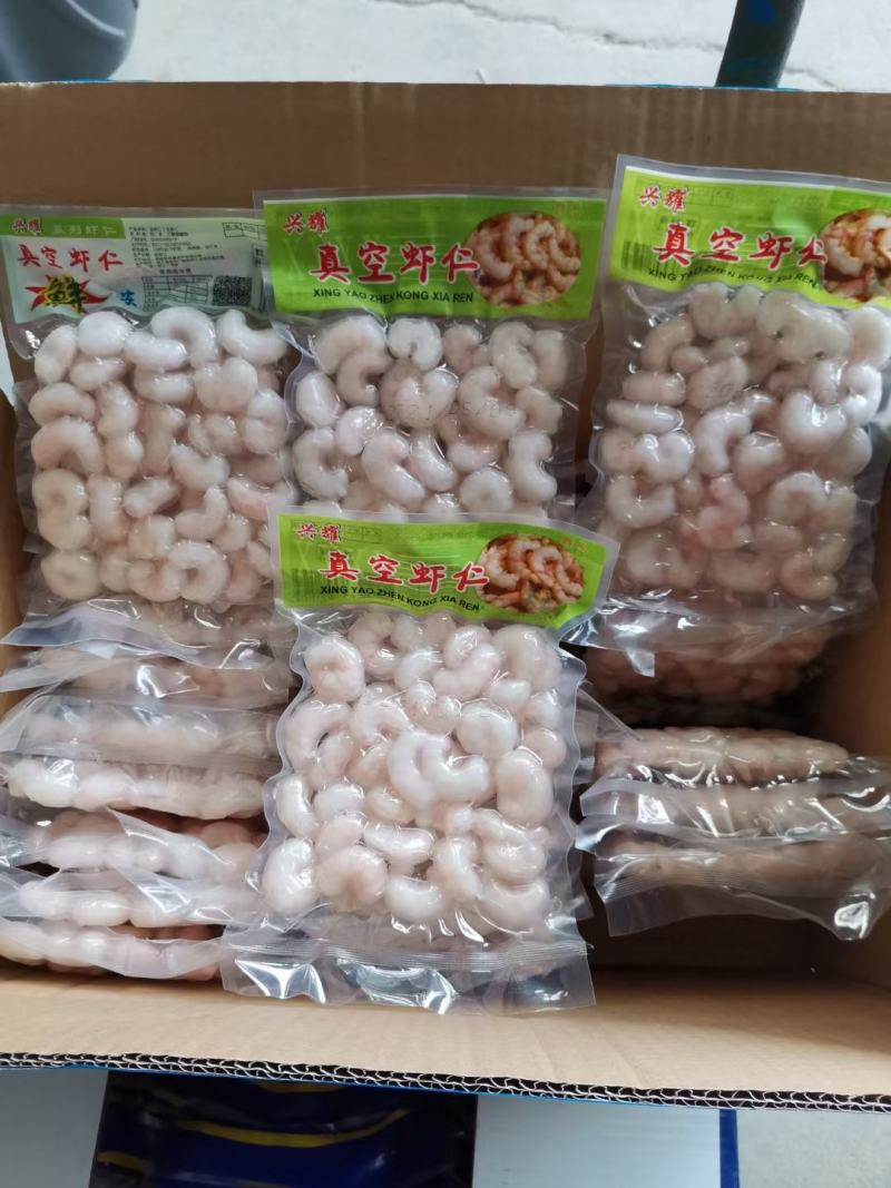 真空装青虾仁，红虾仁，商超，团购，平台火爆品。