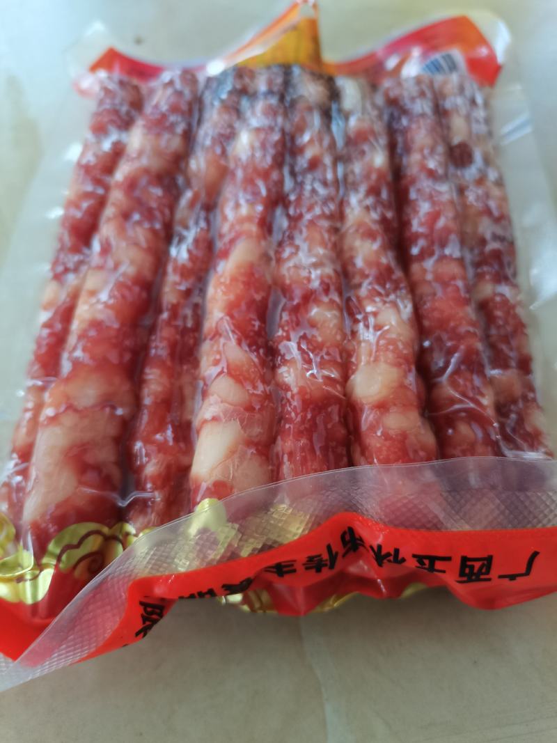 广式香肠，咸味，烧烤肠，厂家直供量大从优，欢迎咨询。